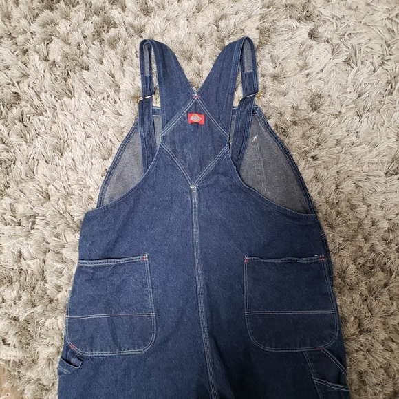 Dickies Blue Jean Denim Overalls 46 X 32 - Picture 8 of 10